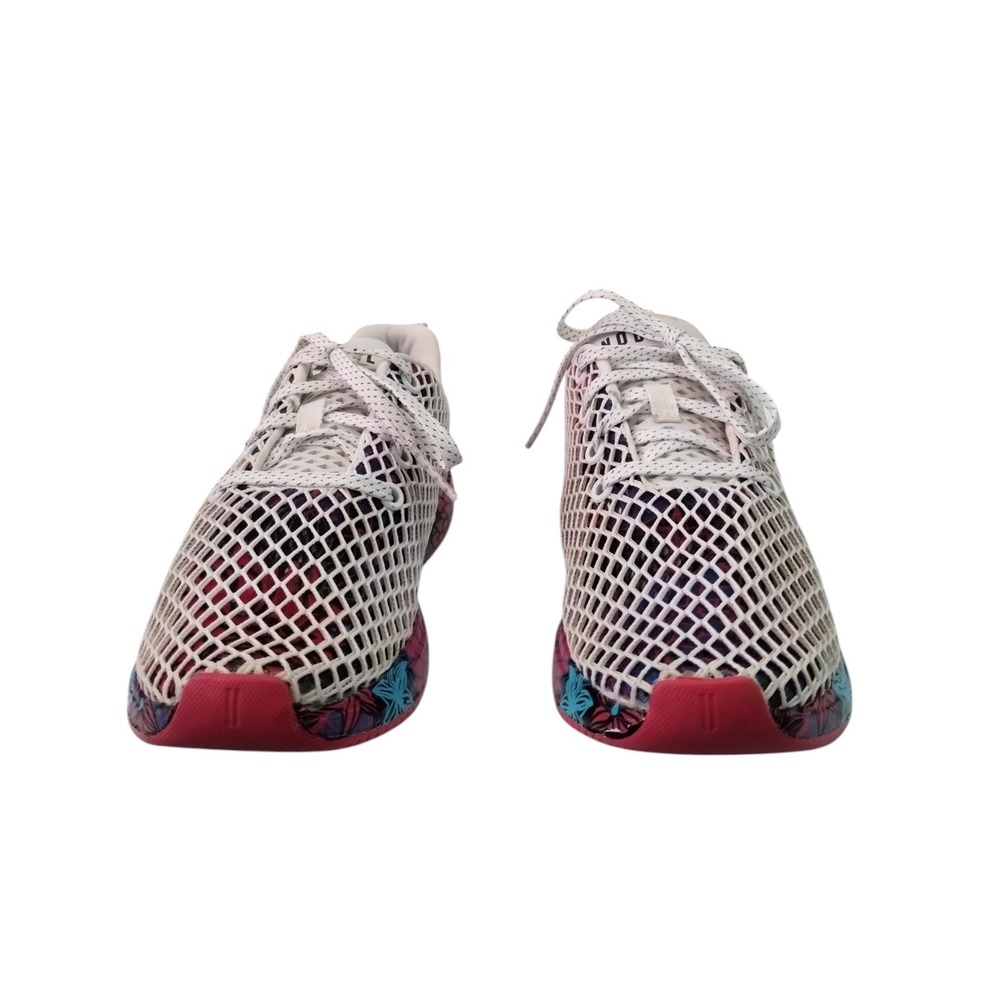 NOBULL White Succulent Mesh Runner Sneakers Women's 7 Athletic - Picture 4 of 6